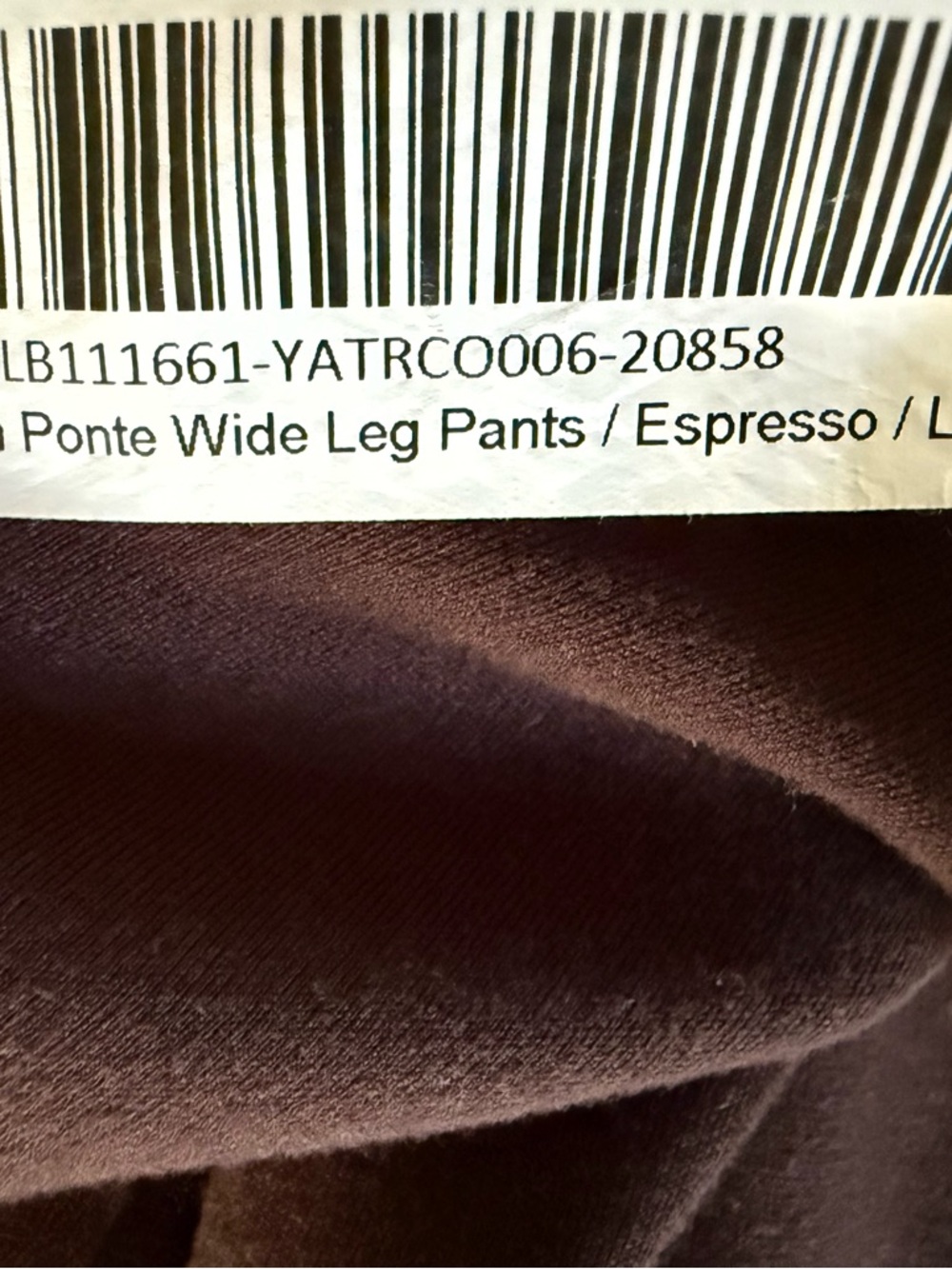 Wide Leg Cropped Quince Pants in Deep Brown Espresso - Picture 7 of 7